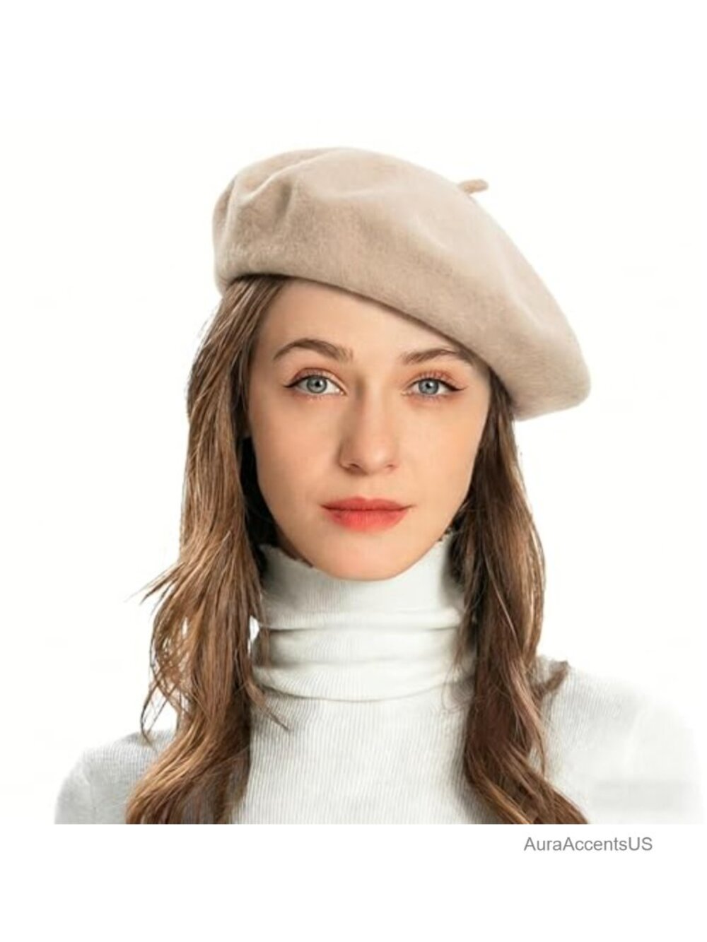 Wool French Beret Hat Classic Artist Cap One Size Adult